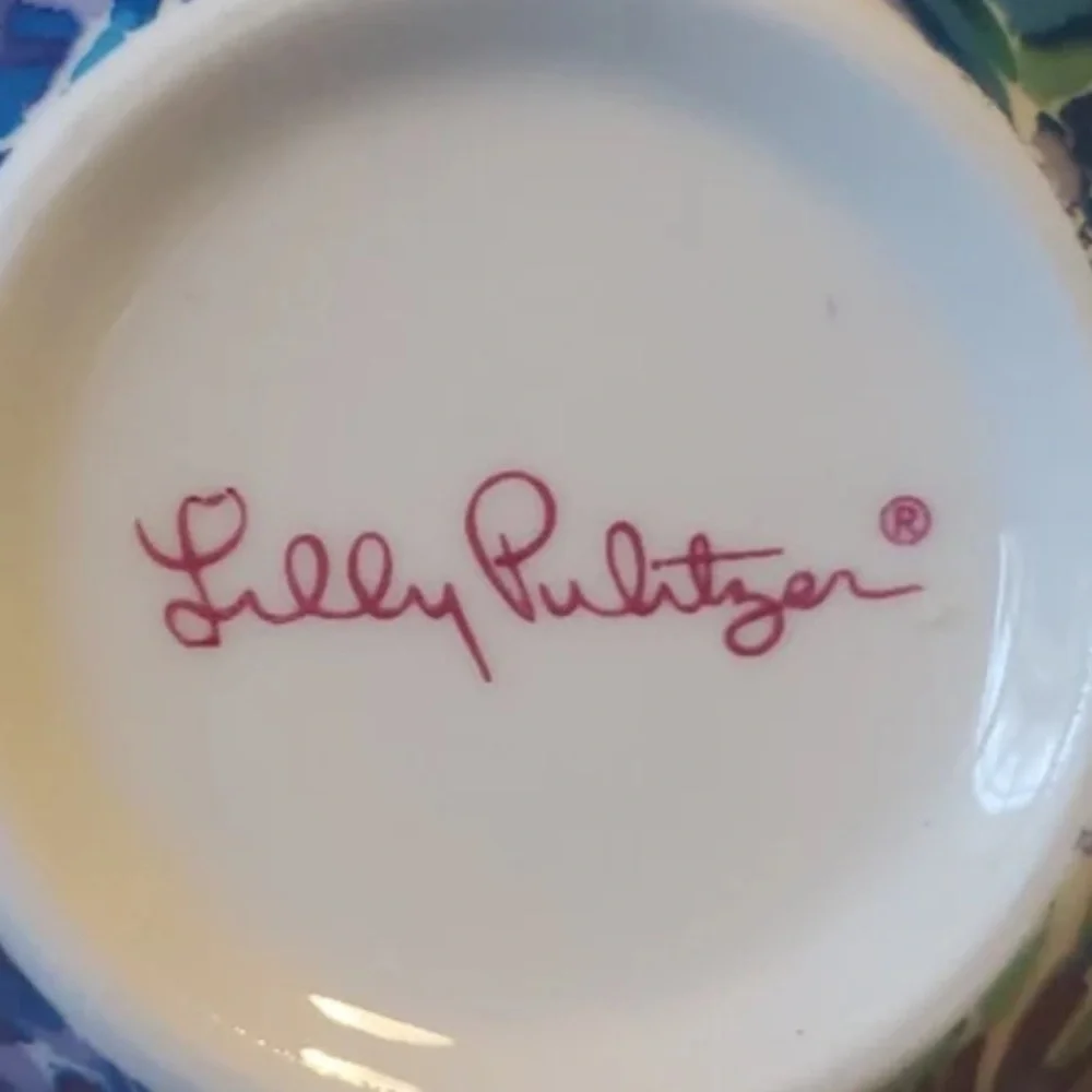 Lilly Pulitzer pair coffee mugs NWOT